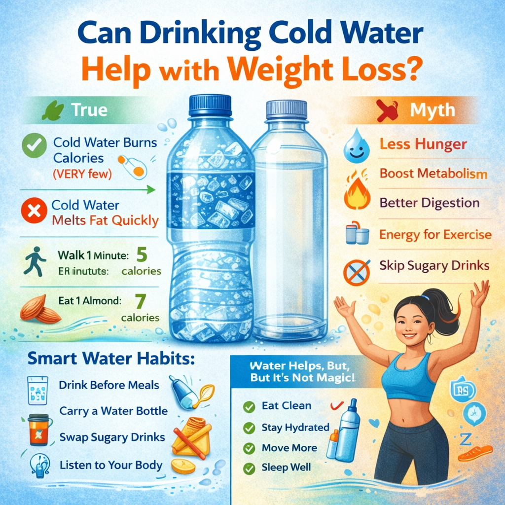 Does Drinking Cold Water Burn Calories
