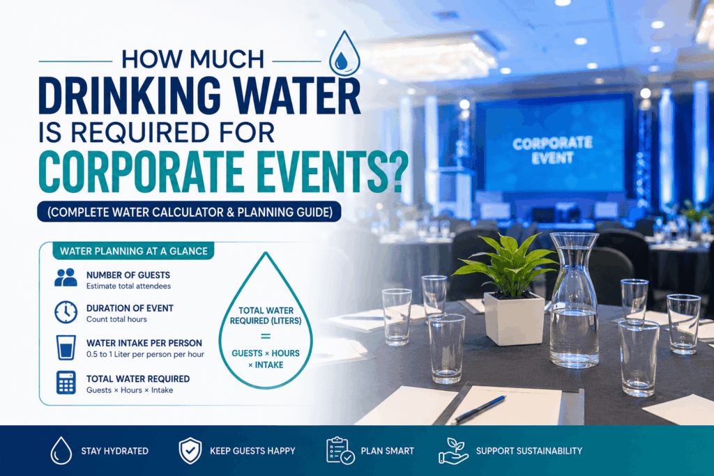 How Much Drinking Water is Required for Corporate Events