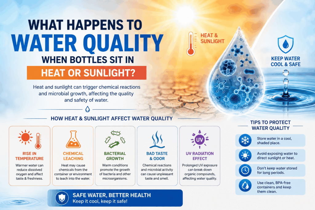 What Happens to Water Quality When Bottles Sit in Heat or Sunlight?