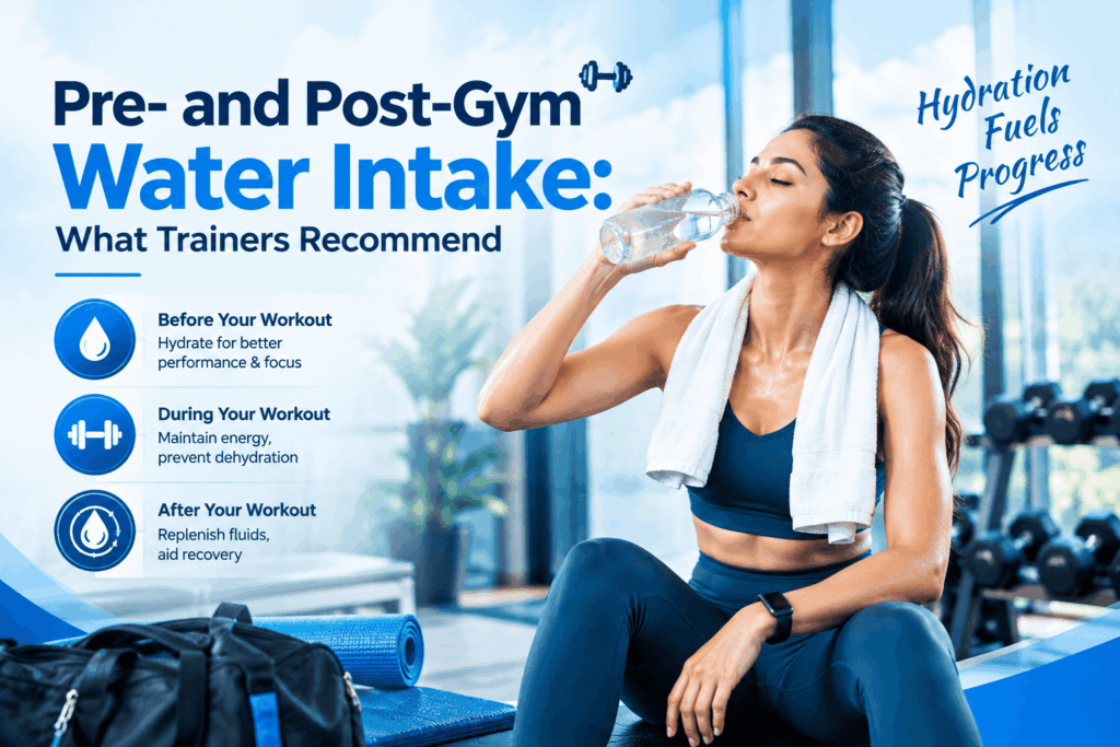 Pre- and Post-Gym Water Intake: What Trainers Recommend