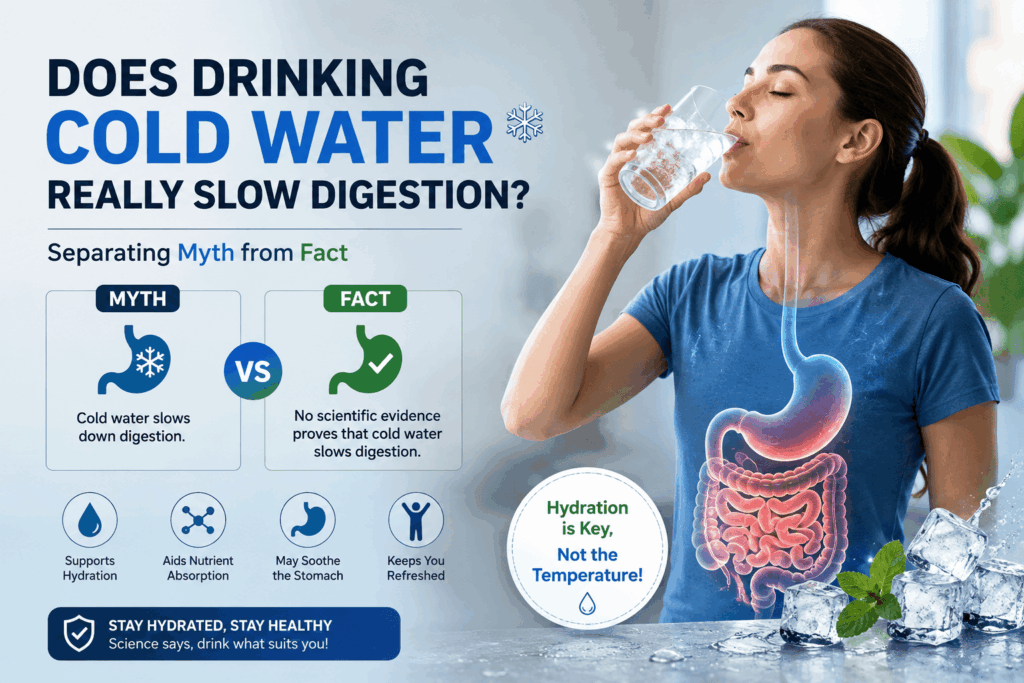 Does Drinking Cold Water Really Slow Digestion? Separating Myth from Fact