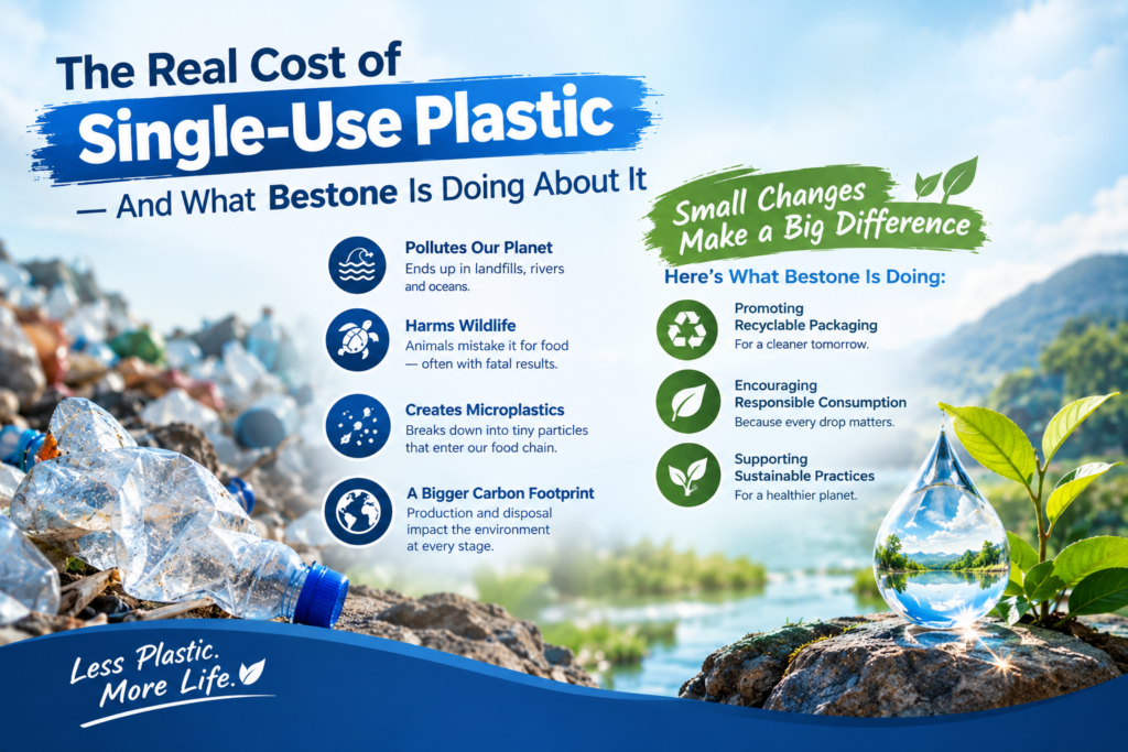 The Real Cost of Single-Use Plastic — And What Bestone Is Doing About It