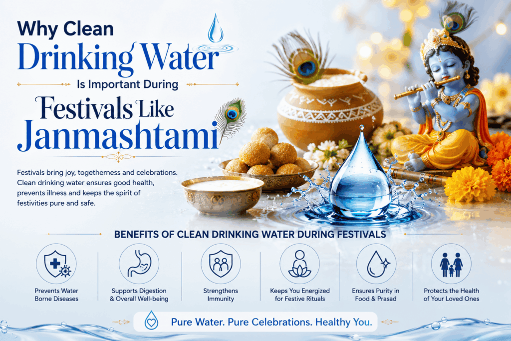 Why Clean Drinking Water Is Important During Festivals Like Janmashtami