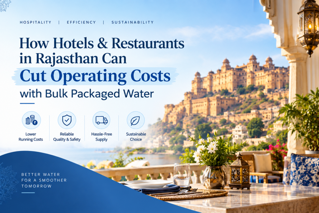 How Hotels & Restaurants in Rajasthan Can Cut Operating Costs with Bulk Packaged Water